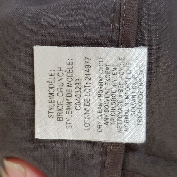 Theory gray pants elastic ankle joggers, square front pockets, back flap pockets - Picture 9 of 11